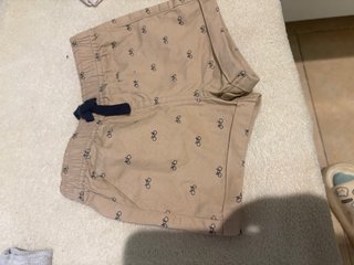 Pantalón corto bebé niño estampado bicicletas