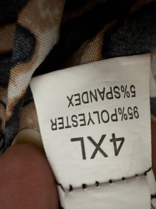 Camisa Leopardo Talla 4XL