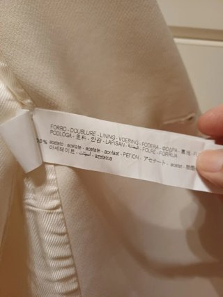 Chaleco Zara Beige