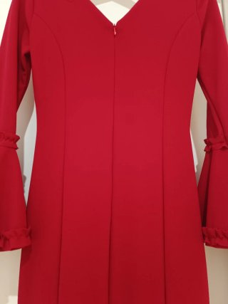 Traje Flamenca Gitana Rojo