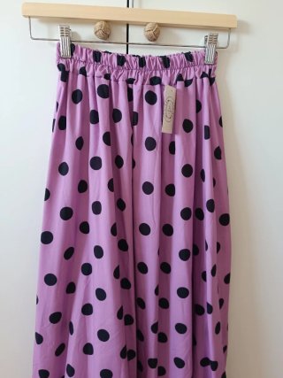 Falda larga lunares flamenca gitana
