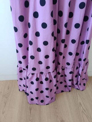 Falda larga lunares flamenca gitana