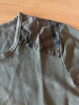 T-shirt Burberry verde militare taglia S