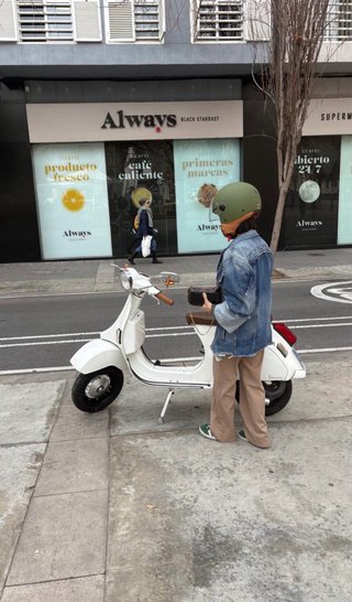 Vespa PK 75 S Bianca