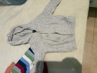 Chaqueta bebé niño con capucha
