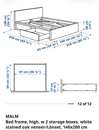 Juego completo de dormitorio de IKEA