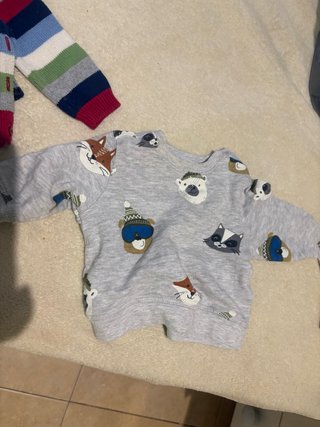 Sudadera bebé niño estampada animales