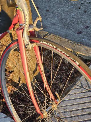 Bicicleta carretera Orbea Orduña Roja Vintage