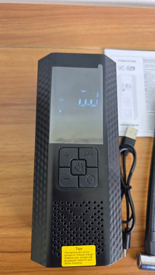 Minicompresor Aire Portátil Eléctrico Digital VC-0