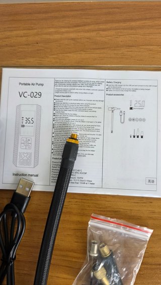 Minicompresor Aire Portátil Eléctrico Digital VC-0