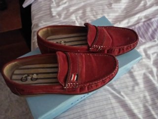 Náuticos rojos buen estado