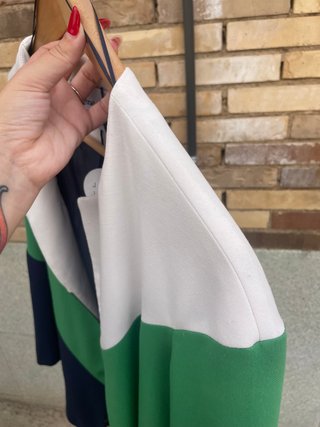 Gabardina fina tricolor Stradivarius NUEVA Talla M
