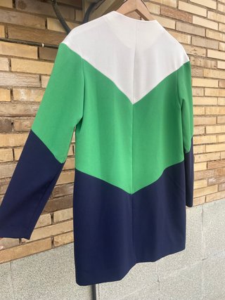 Gabardina fina tricolor Stradivarius NUEVA Talla M