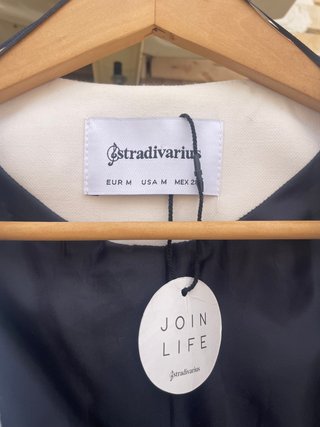 Gabardina fina tricolor Stradivarius NUEVA Talla M