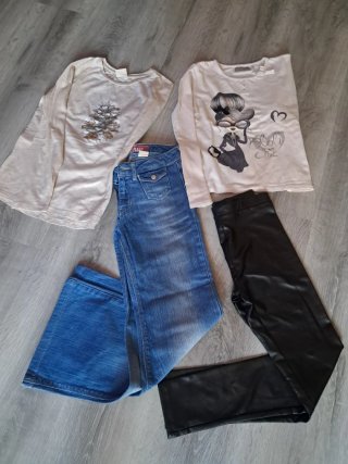 Lote Ropa Niña: 2 Camisetas y Pantalones