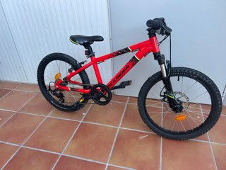 Bicicleta Rockrider Roja
