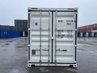 Contenedor marítimo 40 pies High Cube con 8 puerta