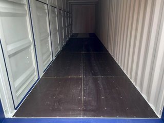 Contenedor marítimo 40 pies High Cube con 8 puerta