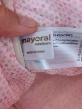 Bolso Carro Bebé Mayoral Rosa Flores