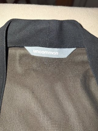 Chaqueta negra transparente talla aprox.38