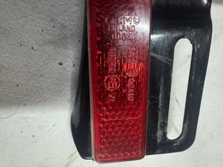 Harley Davidson . Soporte matricula con catadriop
