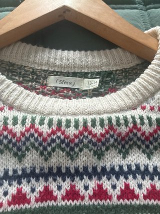 Jersey Navidad UNISEX   Árboles y Copos de Nieve