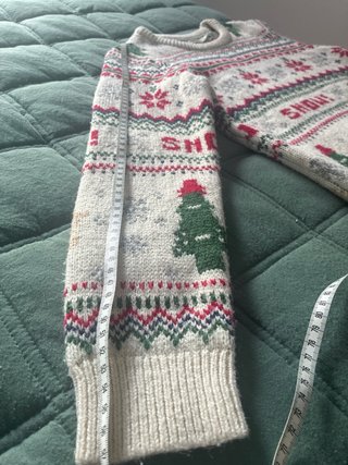 Jersey Navidad UNISEX   Árboles y Copos de Nieve