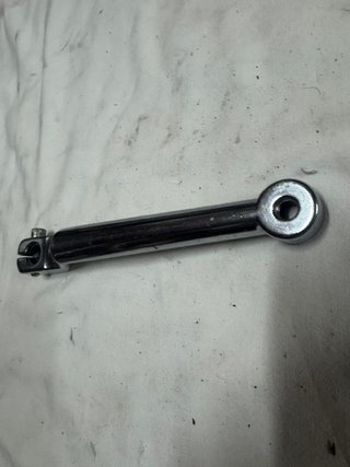 Harley Davidson. Palanca de cambio cromada