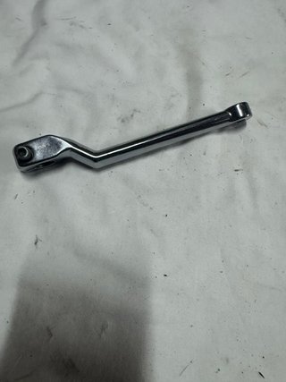 Harley Davidson. Palanca de cambio cromada