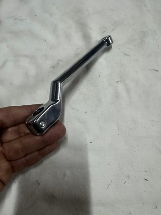 Harley Davidson. Palanca de cambio cromada