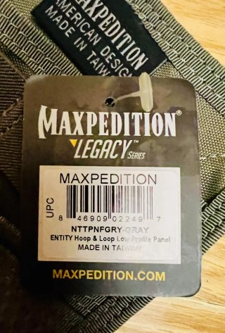 Maxpedition Entity Panel Organizador Gris