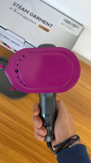 Plancha de vapor portátil para ropa
