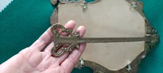 Marco de bronce macizo antiguo