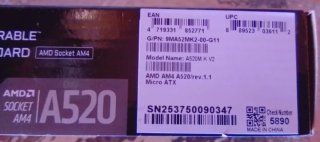 Gigabyte A520M K V2 Placa Base AMD RYZEN serie5000