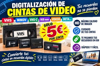 Digitalización de cintas a USB
