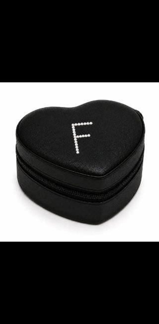 Joyero Corazón Letra F