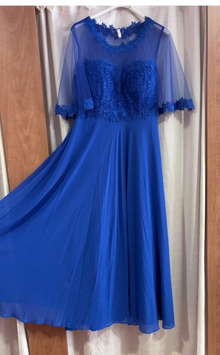 Vestido de fiesta azul talla 3XL precioso