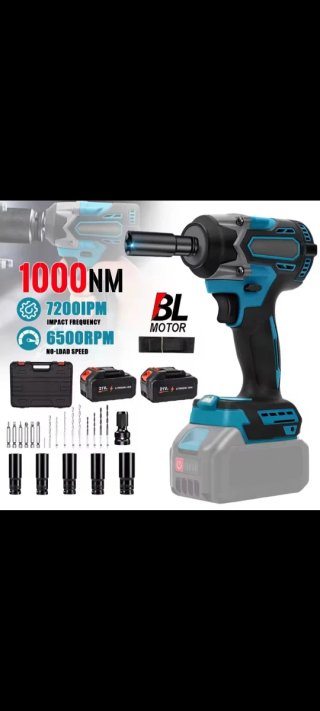 Llave de Impacto 1000NM BL Motor 21V