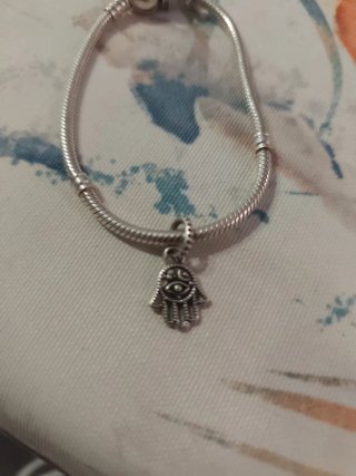 Pandora Mano de Fátima Ojo Plata