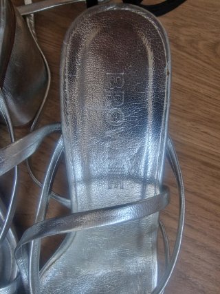 Sandalias Brownie Plataforma Tiras Finas