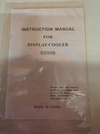 Congelador expositor nuevo en caja