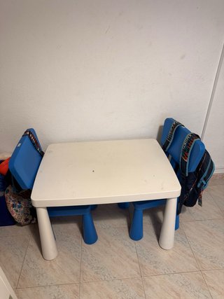 Mesa y 2 Sillas Infantiles IKEA Malm
