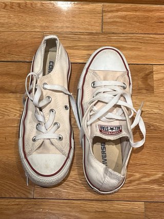 Converse All Star Blancas/Crema Seminuevas
