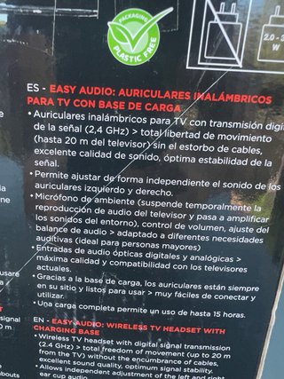 Meliconi Auriculares TV Inalámbricos