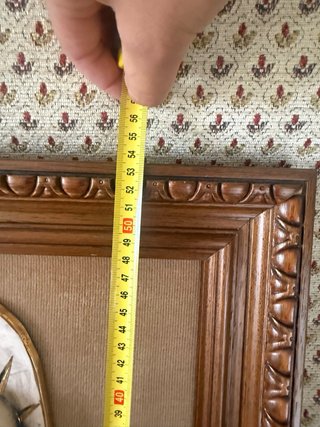 Cuadro Virgen y Niño Cerámica Madera