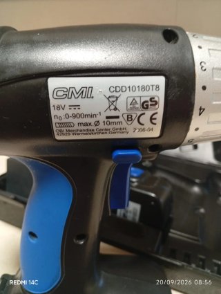 Taladro Atornillador CMI CDD10180T8