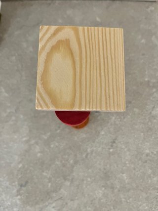 Gioco per criceti in legno colorato