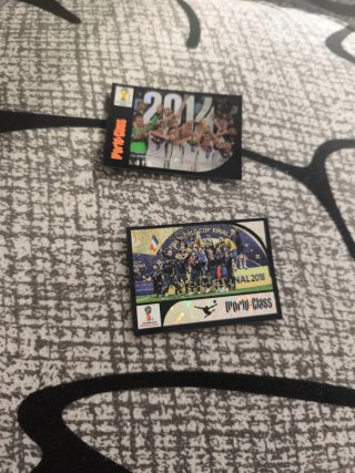 Cromos Francia 2018 y Alemania 2014 World Class