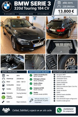 BMW 320d distribucion y embrague recien cambiado