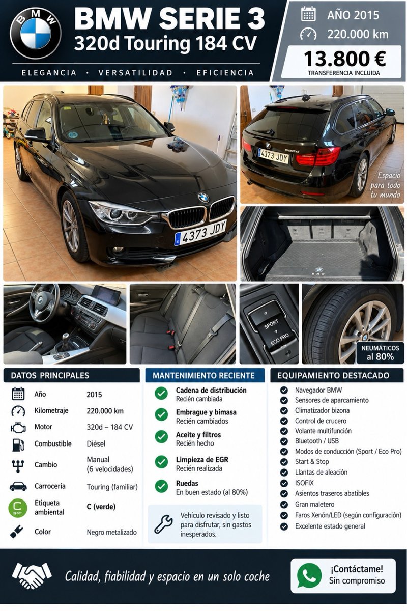 BMW Serie 3 320 d 2015